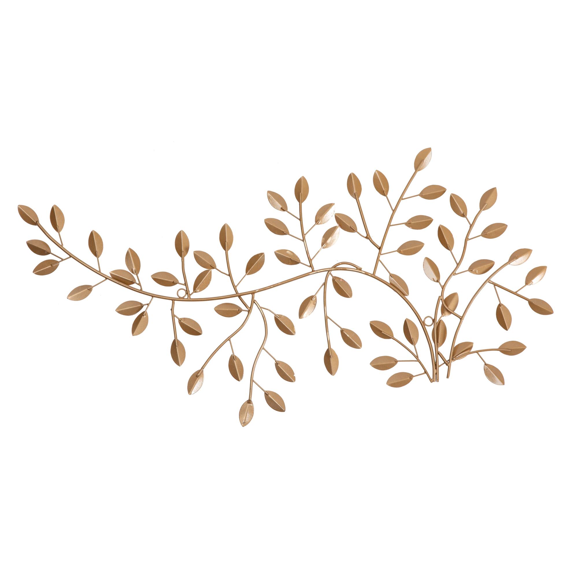Habitat Decor 26" Gold Edat Branches Metal Wall Art
